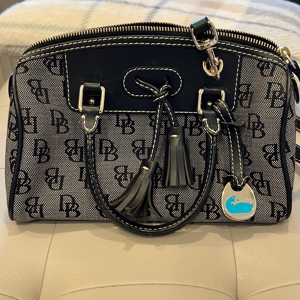 Dooney & Bourke logo/monogram canvas bag. Excellent pre owned condition.